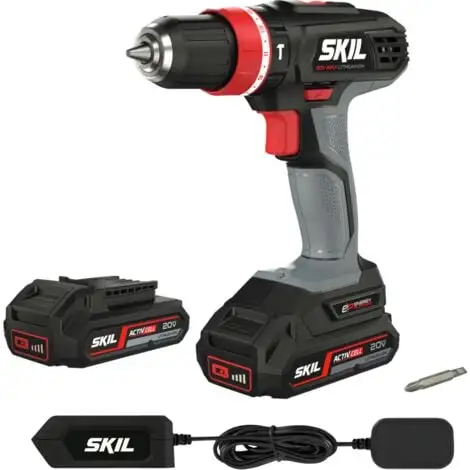 SKIL Perceuse Percussion Sans Fil 2844AC Perceuse + 2 Batteries + Chargeur F0152844AC 1 SKIL Perceuse Percussion Sans Fil 2844AC Perceuse + 2 Batteries + Chargeur F0152844AC