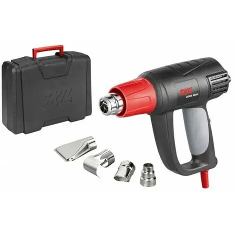 Skil Decapeur Thermique 8004 AA, Pistolet Air Chaud 2000 W, Avec Buses + Mallette 1 Skil Decapeur Thermique 8004 AA, Pistolet Air Chaud 2000 W, Avec Buses + Mallette