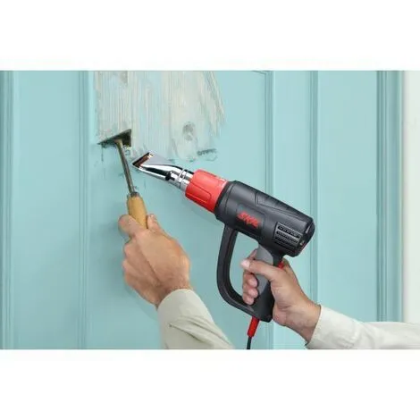 Skil Decapeur Thermique 8004 AA, Pistolet Air Chaud 2000 W, Avec Buses + Mallette 5 Skil Decapeur Thermique 8004 AA, Pistolet Air Chaud 2000 W, Avec Buses + Mallette – Image 5