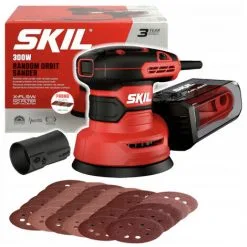 Ponceuse Excentrique Skil 7471 AB 300W 125mm (15x Feuilles Abrasives)